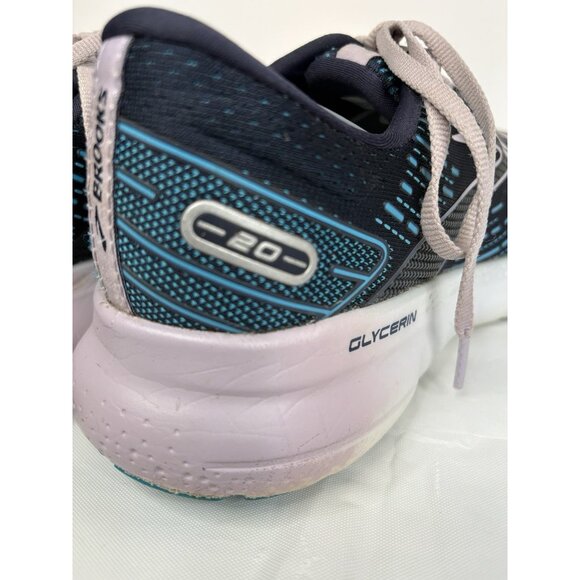 Brooks Glycerin 20 Women’s 8.5 B Medium Neutral Cushion Running Shoes Navy - Picture 7 of 16